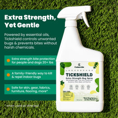 Cedarcide Tickshield aplicación-mascotas: seguro para perros y gatos superiores a 9 kg.