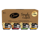 Cesar complemento húmedo para perros con pollo, porción de 1,3 oz para mezclar con croquetas.