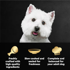 Cesar Filetes en Salsa Pollo Parrilla, textura jugosa para perros adultos.