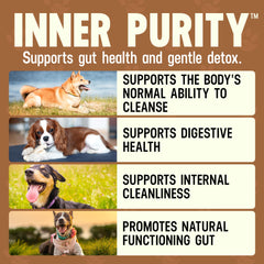 Mezcla de hierbas de Inner Purity para un apoyo digestivo natural.