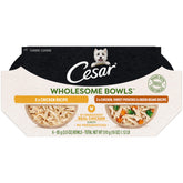Cesar Wholesome Bowls para perros adultos con pollo real, ingrediente principal de calidad.