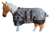 Challenger 1200D manta, vista frontal: protección y ajuste seguro para potro.