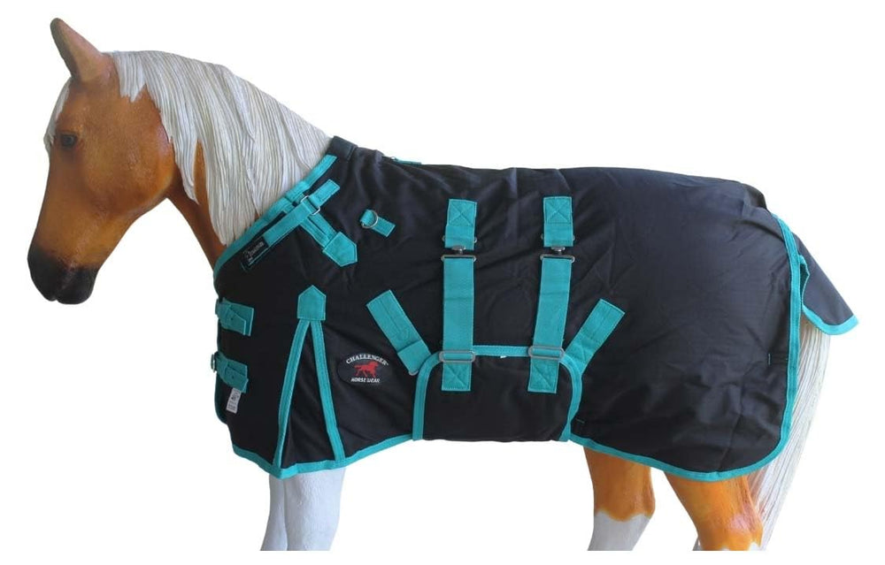 CHALLENGER Manta de Invierno para potro: protección impermeable para climas húmedos