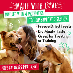 Charlee Bear Meaty Bites con probióticos para apoyar la digestión