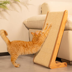 CHEERHOME PETS rascador sisal vertical para gatos, fomenta juego activo y protege muebles.