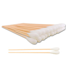 Bastoncillos Chenchenchen de algodón grandes con mango de bambú para orejas de perro, absorción suave