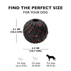 Chew King Supreme bola con recompensas internas para entrenamiento y estimulación mental.