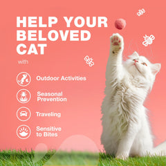 Dosis diaria de masticables CHEWIA para gatos, práctica y sencilla.