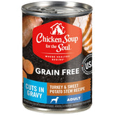 Chicken Soup for the Soul: lata pavo batata dulce estofado, ideal para perros activos.