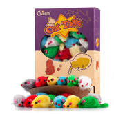 CHIWAVA ratón peluche con sonido para captar la atención de tu gato y fomentar el juego.