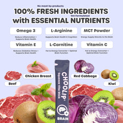 Choolip Squeeze Vita Stick, textura cremosa, perfecto para premiar con sabor irresistible.