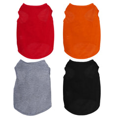 Camiseta negra choyaxo para mascotas, ligera y transpirable para verano.