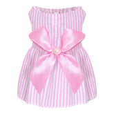 Vestido con lazo de Choyaxo para perro, estilo princesa, ideal para paseos.