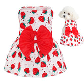 Choyaxo vestido floral para perro, cómodo y fresco en verano.