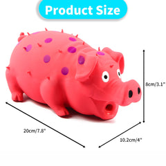 ChubbyPiggies juguete de latex cerdo con gruñido, perfecto para entrenamiento