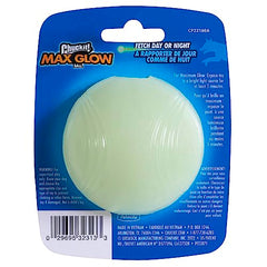 Bola Chuckit iluminada para perros de 2,5 pulgadas, perfecta para paseos nocturnos.