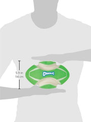 Chuckit! Max Glow Fumble Fetch: flota en agua y se ilumina, ideal para juegos en piscina.