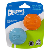 Pelota Chuckit! de goma, gran rebote para perros pequeños, colores variados.