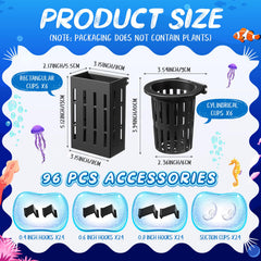 Chunful ventosas de sujeción para acuario con fijación estable
