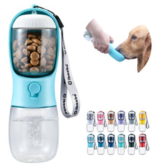 Bouteille Cibaabo avec compartiment nourriture, pratique pour les promenades.