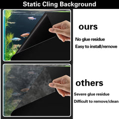 CICK SEED fondo negro para acuario, aplicación rápida y sin burbujas.