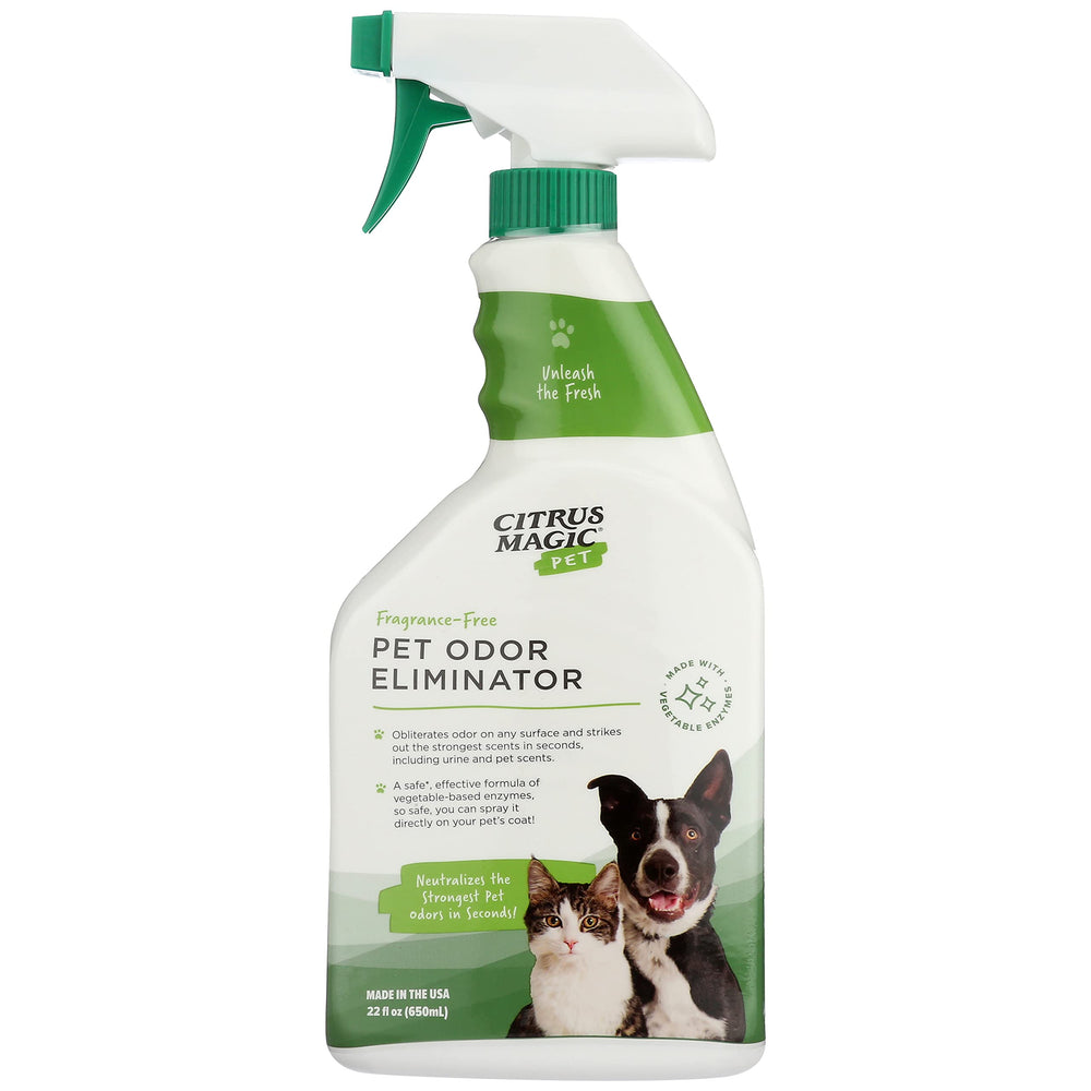 Citrus Magic eliminador de olor para mascotas, botella 22oz, neutraliza olores en casa