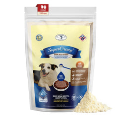 CLEAR CONSCIENCE PET Bon A’ La Goat, Caldo Cabra Verter para hidratar la comida del perro.