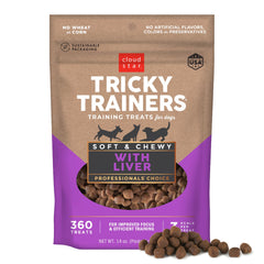 Cloud Star Tricky Trainers, bolsa 14 oz, ideal para premiar durante entrenamientos diarios.