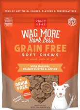 Cloud Star Wag More Bark Less, bolsa de 20 oz para perros, snack suave sin grano