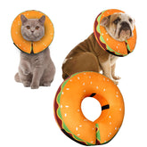 Collar dona inflable de Cneo para perros protege la herida sin bloquear la visión.