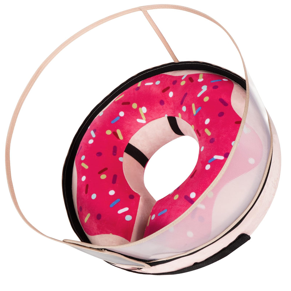 Collar inflable CNEO en forma de rosquilla para perros, comodidad durante la recuperación