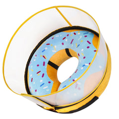 CNEO collar inflable en forma de rosquilla, vista frontal, protección durante la recuperación.