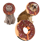 Cneo Collar Rosquilla de Recuperación, vista frontal, protege la herida sin bloquear la visión.