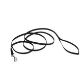 Correa Coastal Pet negra de un solo hilo, duradera para paseos diarios