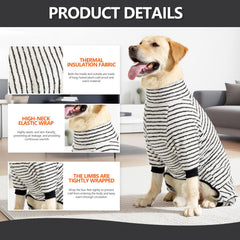COCHPR pijama canino de tacto suave, ideal para descanso cómodo en casa