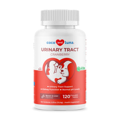 Tabletas cranberry para perros de Coco y Luna, con apoyo a la salud urinaria
