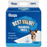 COCOYO almohadillas entrenamiento 22x22, vista frontal, secado rápido para cachorros.