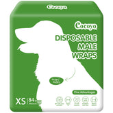 COCOYO envoltura para perro macho tamaño extra pequeño para viajes y entrenamiento.