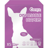 COCOYO pañales para perrita XS con empaque compacto para uso diario.