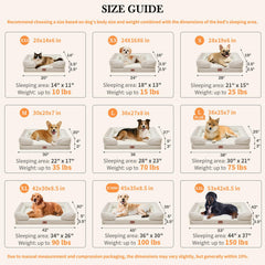 Espuma tipo huevo de Comfort Expression ofrece soporte suave para perros grandes.