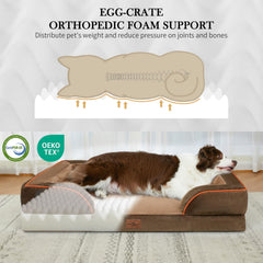 Comfort Expression cama-perro-ortopedica-bolster-3-lados crea nido para cabeza y cuello.