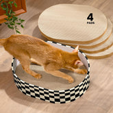 Caja rascador Conlun con 4 placas dobles para juego prolongado.