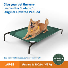 Coolaroo tejido transpirable, funda Brunswick Green favorece la circulación de aire para un descanso cómodo.