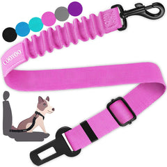 COOYOO, cinturón de asiento retráctil para perros, amortiguación elástica para mayor comodidad en el coche.