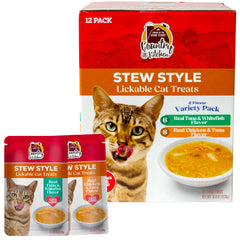 Country Kitchen Gato: tubo con atún y pez blanco, ideal para premiar alimentando a mano.