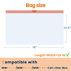 Bolsas CoveCozy con líneas perforadas para dispensación rápida