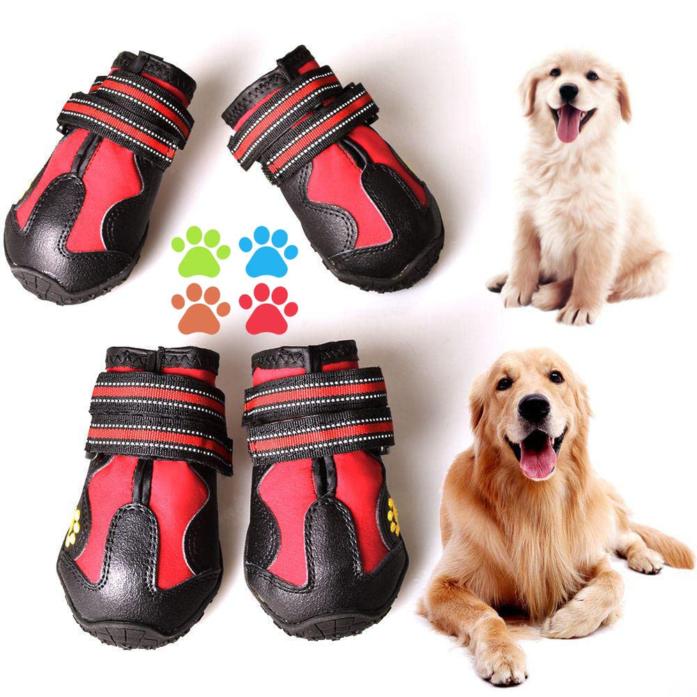 Botas para perros CovertSafe con suela robusta y protección impermeable para exteriores.