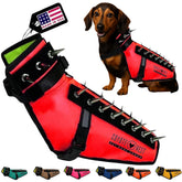 CoyoteVest chaleco de protección para perros, ideal para paseos seguros.