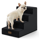 COZY KISS Escaleras para perro en cama: acceso seguro y cómodo.