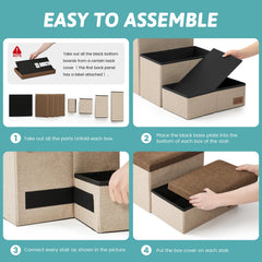 COZY KISS escalera para perros con base antideslizante para mayor seguridad.